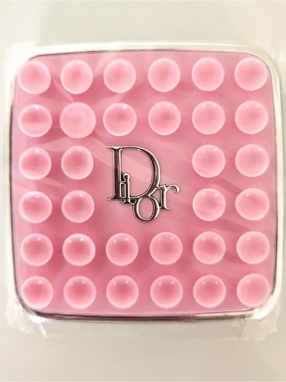 Dior Pink Studded Logo Phone Grip Octobuddy